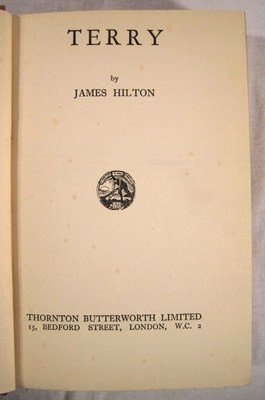 Terry Ramon Book Terry by James Hilton | Goodreads
