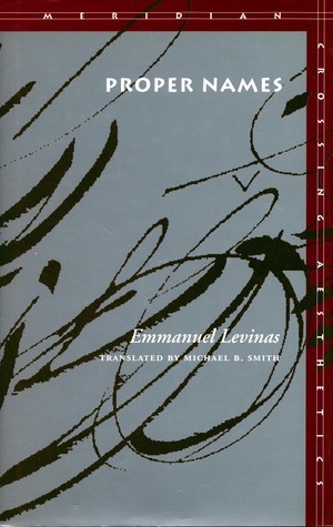 Noms Propres: Agnon, Buber, Cela, Delhomme, Derrida, Jabès