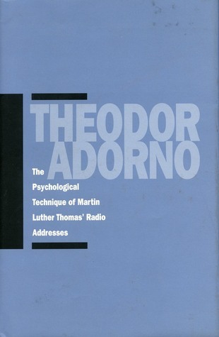 The Psychological Technique of Martin Luther Thomas' Radio Addresses book cover