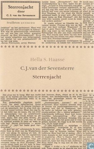 Sterrenjacht book cover