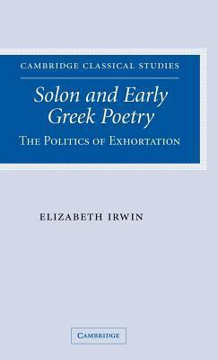 Solon and Early Greek Poetry book cover