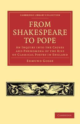 From Shakespeare to Pope book cover
