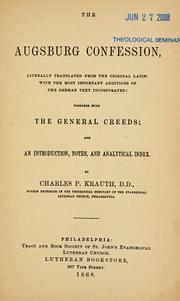 The Augsburg Confession
