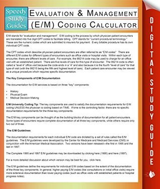 Evaluation & Management (E/M) Coding Calculator by Speedy Publishing ...