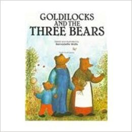 Goldilocks and the three bears book cover
