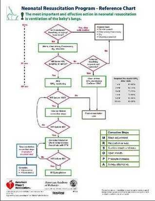 Neonatal Resuscitation Program - Reference Chart Pocket Card by Aap ...
