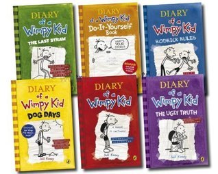 The Ugly Truth, Dog Days, Do-It-Yourself Book, Diary of A Wimpy Kid, Rodrick Rules, The Last Straw book cover