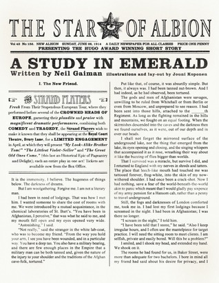 A Study in Emerald
