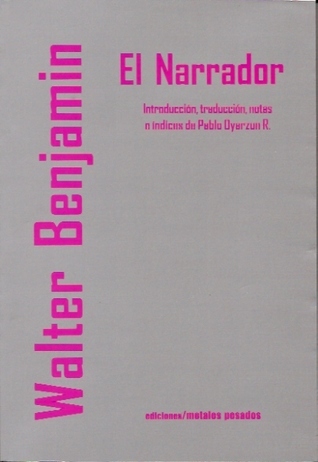El narrador book cover