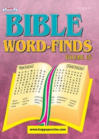 Bible Word Find Puzzle Book-Word Search Volume 102 by Kappa Books ...