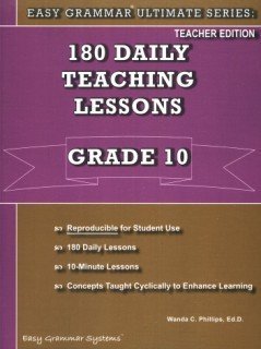 Easy Grammar Ultimate Series Teacher Book - Grade 10 by Wanda Phillips ...