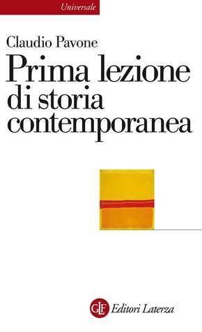 Prima lezione di storia contemporanea book cover