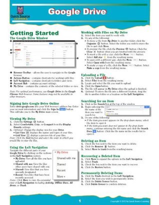 Google Drive Quick Source Reference Guide by Quick Source | Goodreads