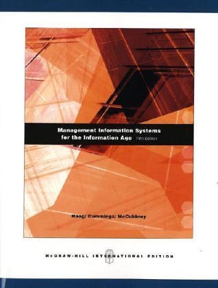 Management Information Systems for the Information Age by Stephen ...