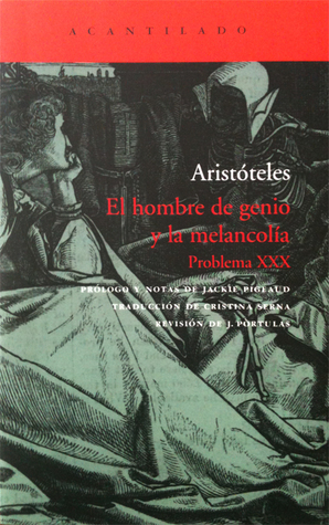El hombre de genio y la melancolía. Problema XXX book cover