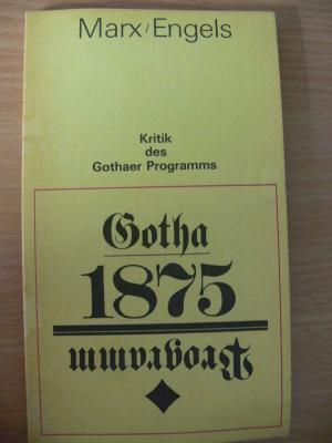 Kritik des Gothaer Programms by Karl Marx Goodreads
