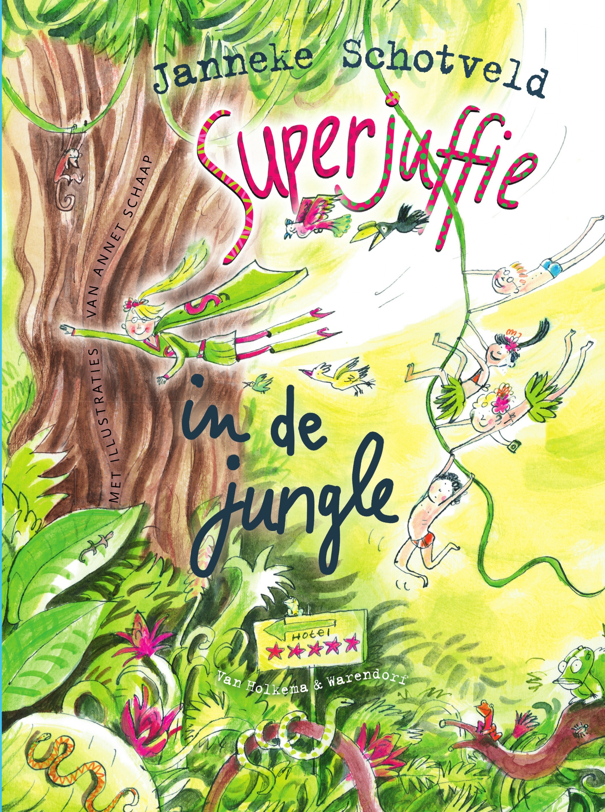 Superjuffie in de jungle book cover