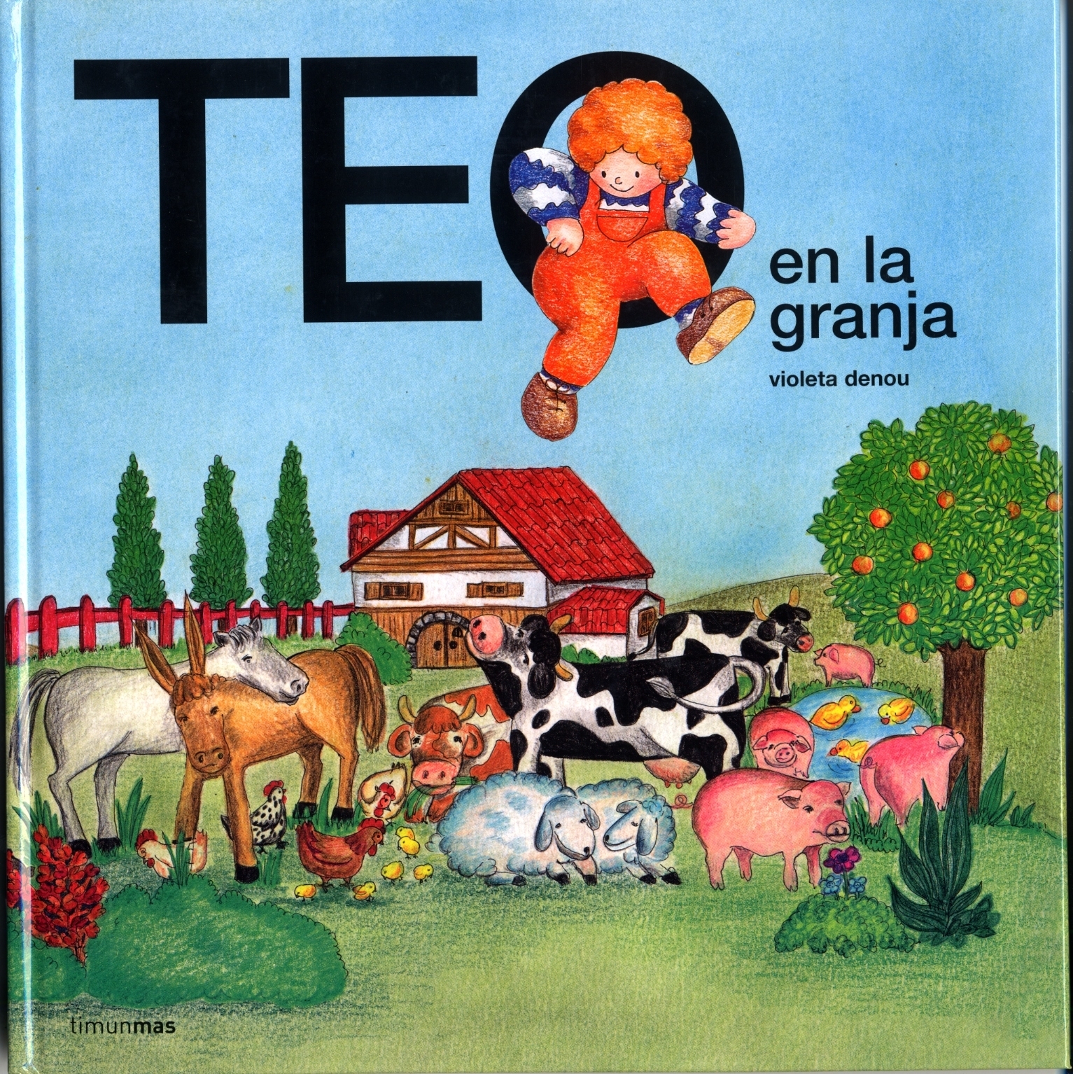 Teo en la granja book cover