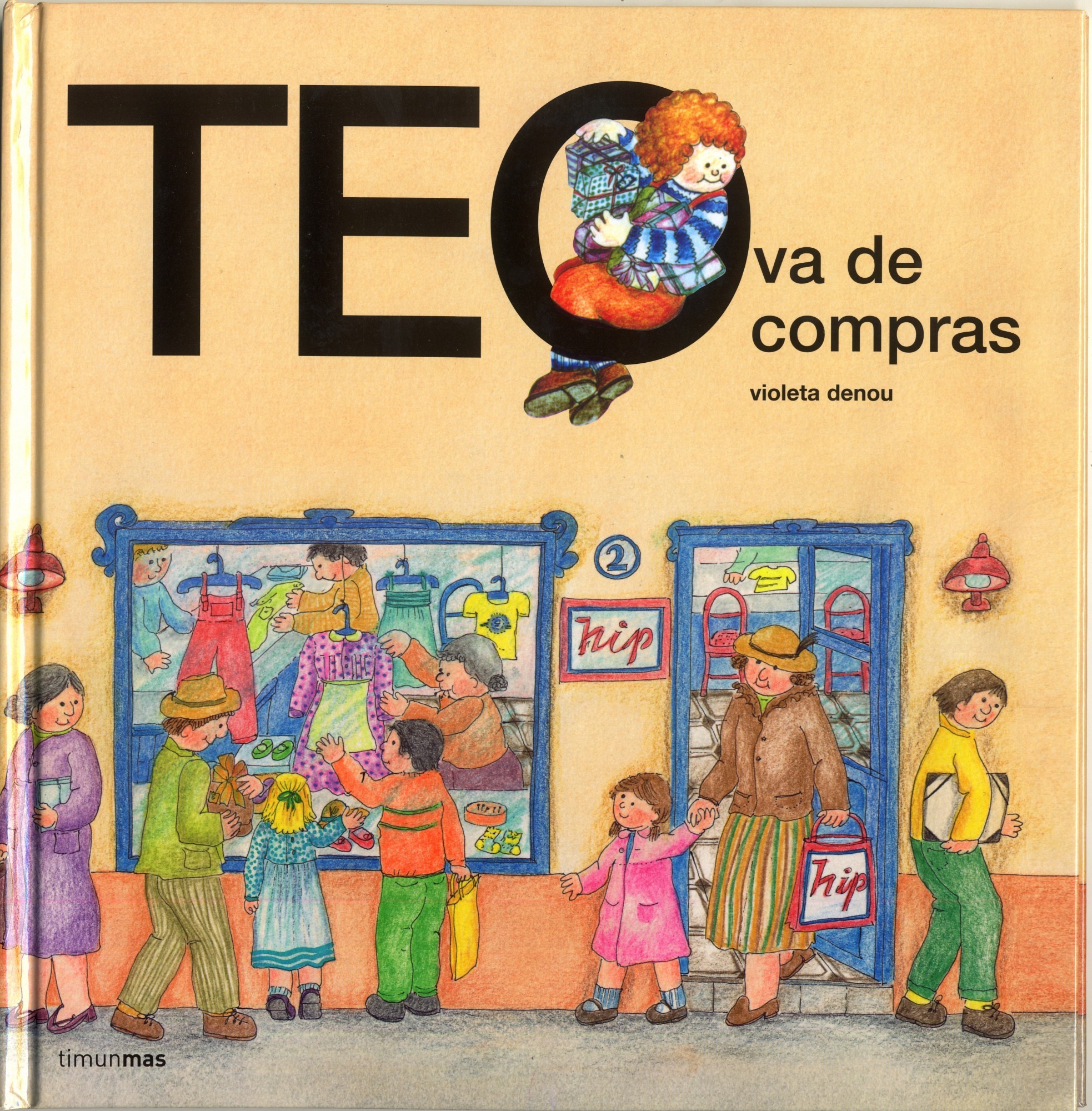 Teo va de compras book cover