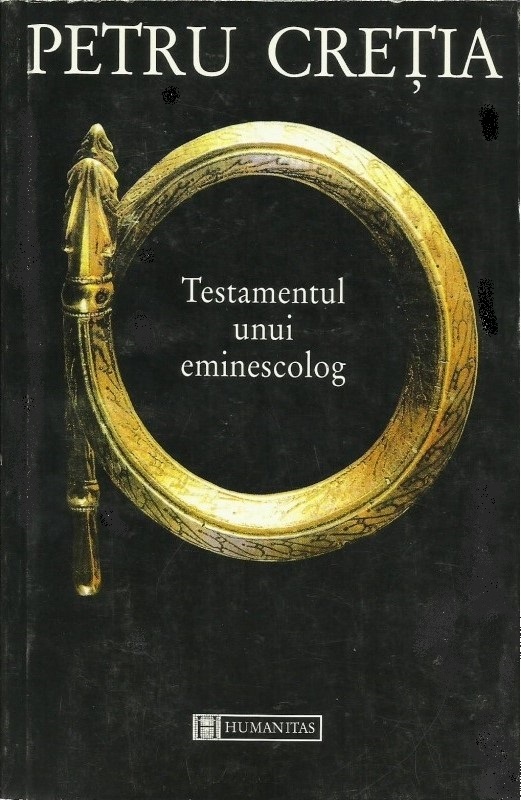 Testamentul unui eminescolog book cover