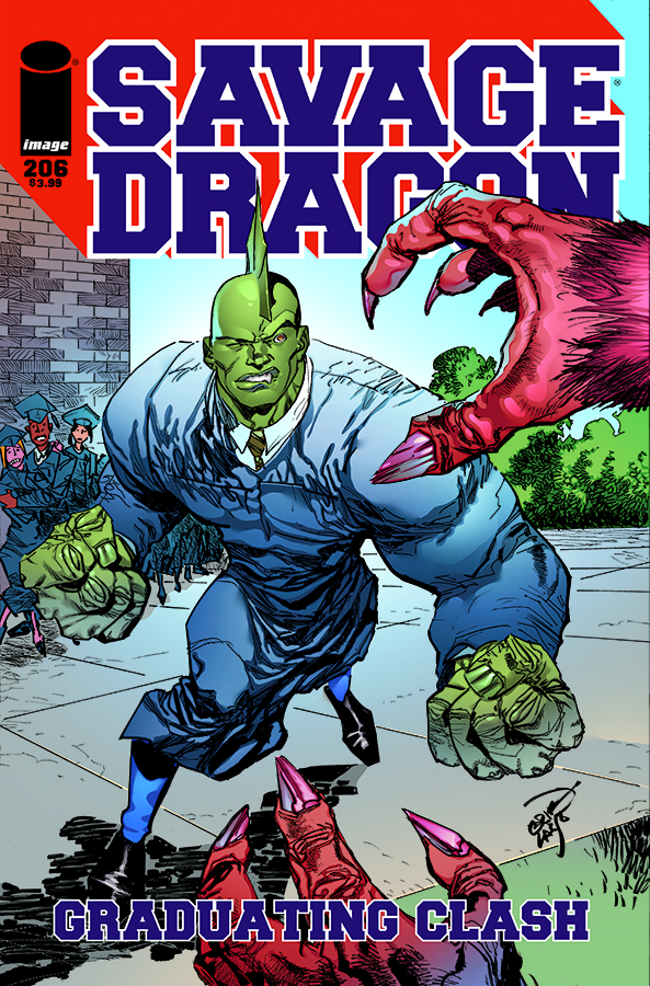 Savage Dragon #206 book cover