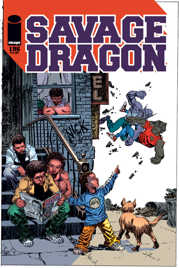 Savage Dragon #196 book cover
