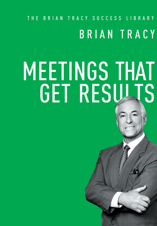 Meetings That Get Results book cover