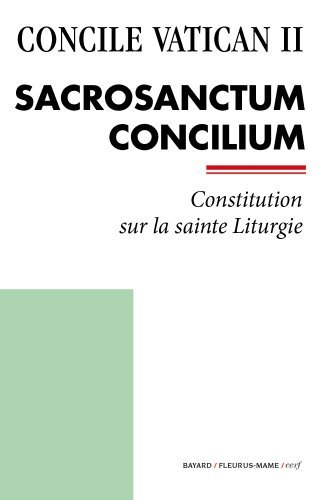 Livre Liturgie Concile Vatican II – Constitution Sainte Liturgie, Français, 1900-1960
