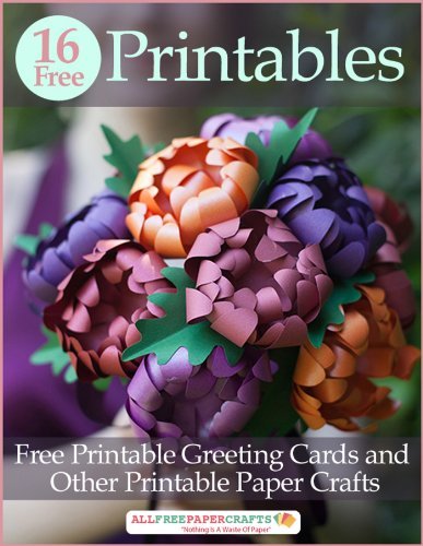 16 Free Printables book cover