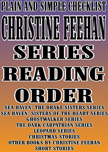 Christine Feehan: Series Reading Order: Plain Simple Checklist by Plain ...
