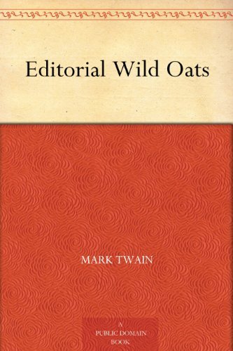 Editorial Wild Oats book cover