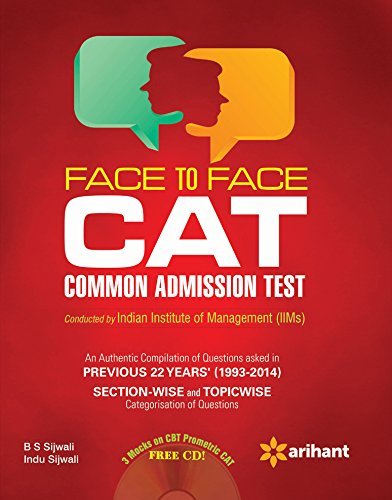 Face to Face CAT Common Admission Test by Arihant Experts | Goodreads