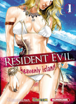 Resident Evil : Heavenly Island book cover 1