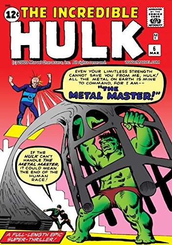 The Incredible Hulk (1962-1963) #6 book cover