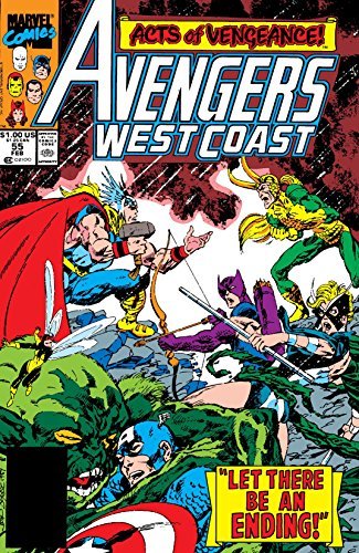 Avengers West Coast #55 book cover