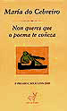 Non queres que o poema te coñeza book cover