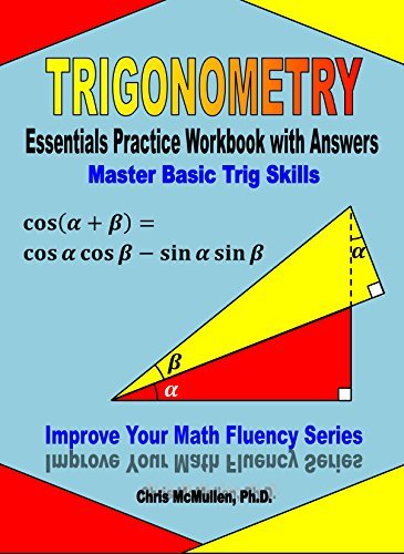 Trigonometry Essentials Practice Workbook with Answers book cover