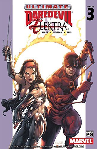 Ultimate Daredevil and Elektra book cover 2