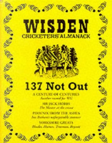 Wisden Cricketers' Almanack Part 2 - 137 Not Out