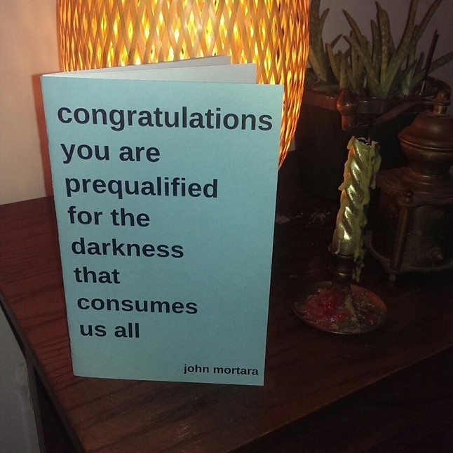 congratulations you are prequalified for the darkness that consumes us