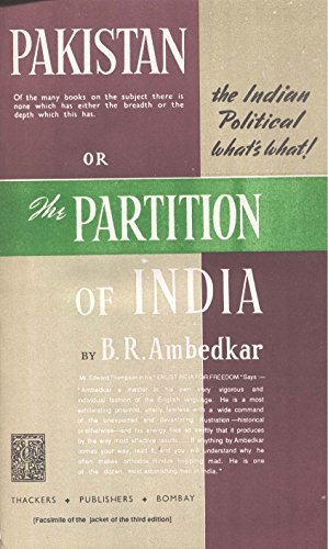 Pakistan Or the Partition of India by B.R. Ambedkar | Goodreads