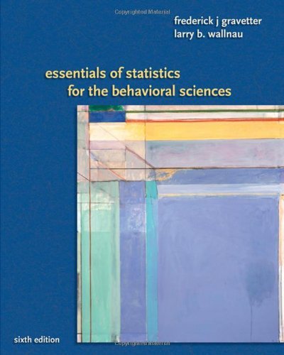 Essentials of Statistics for the Behavioral Sciences