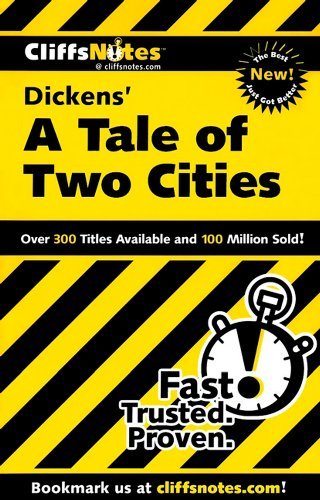 CliffsNotes Dickens' A Tale of Two Cities book cover