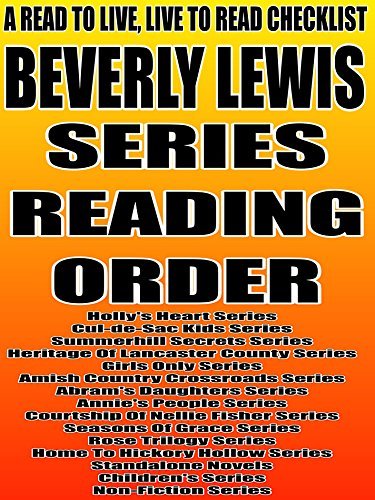 Beverly Lewis: Series Reading Order: A Read to Live, Live to Read ...