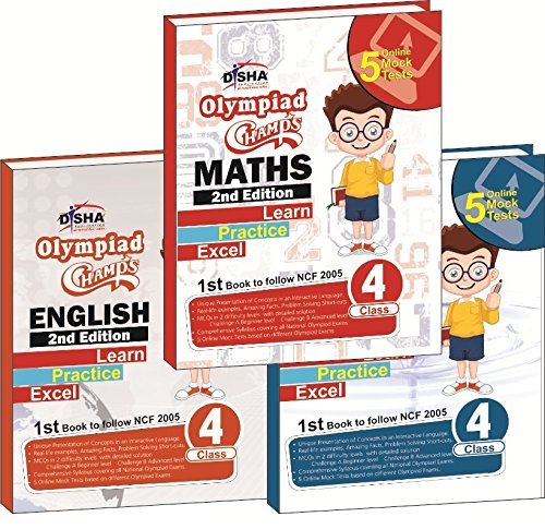 Olympiad Champs Science, Mathematics, English Class 4 with 15 Mock ...