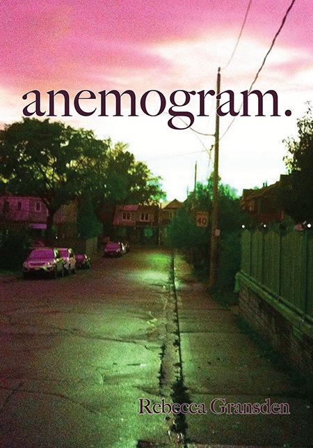anemogram. book cover