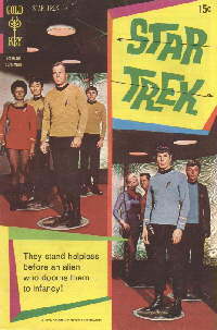 Gold Key Star Trek Comics book cover 1