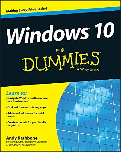 Windows 10 For Dummies book cover