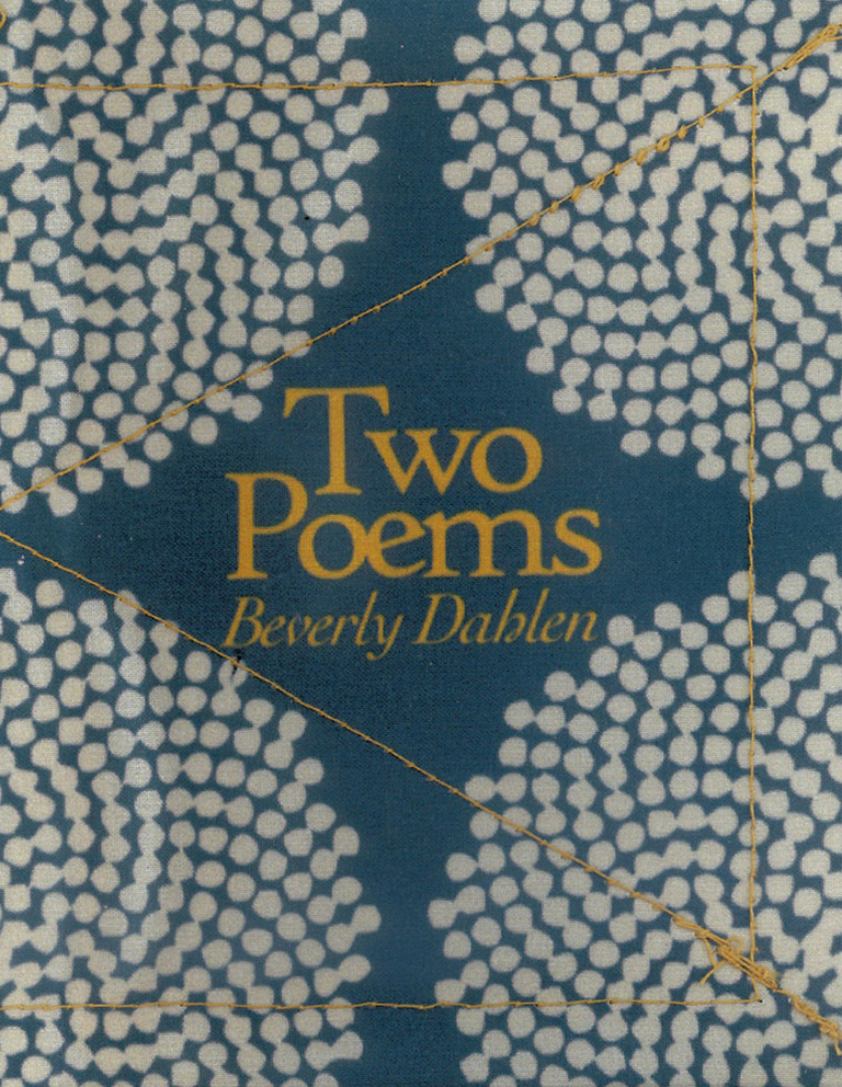 Two Poems book cover