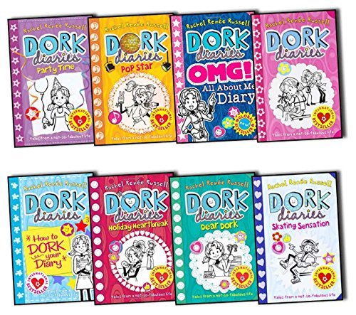 Dork Diaries 8 Books Slipcase Collection book cover